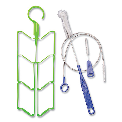 ergodyne Chill-Its 5159 Hydration Pack Cleaning Kit, Bladder, Tube/Bite-Valve Cleaning Brushes, Drying Rack (EGO13159)