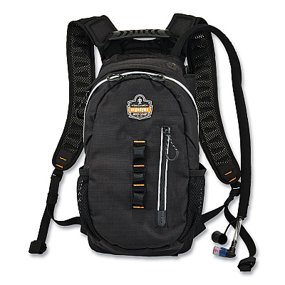 ergodyne Chill-Its 5157 Cargo Hydration Pack with Storage, 3 L, Black (EGO13163)
