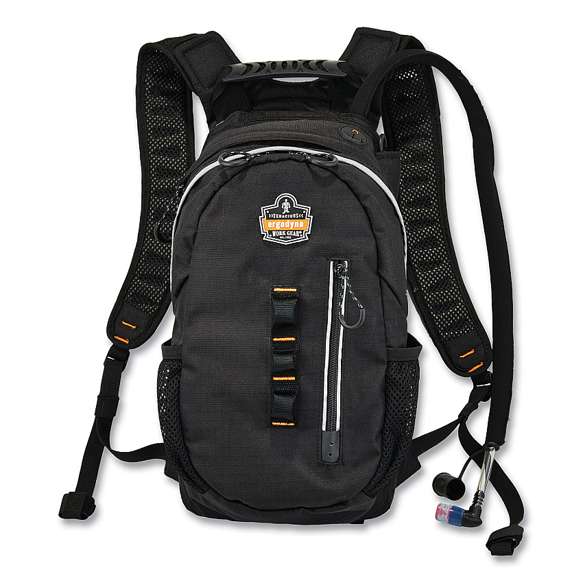 ergodyne Chill-Its 5157 Cargo Hydration Pack with Storage, 3 L, Black (EGO13163)