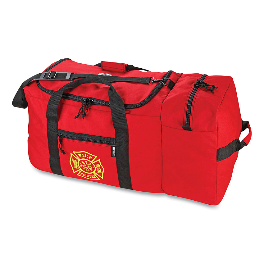 ergodyne Arsenal 5005W Wheeled Fire + Rescue Gear Bag, 14 x 31 x 14, Red (EGO13205)