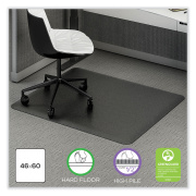 deflecto Ergonomic Sit Stand Mat, 60 x 46, Black (CM24442BLKSS)