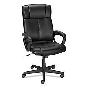 Alera Dalibor Series Manager Chair, Supports Up to 250 lb, 17.5" to 21.3" Seat  Height, Black Seat/Back, Black Base (ALEDB41B19)
