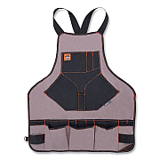 ergodyne Arsenal 5704 Canvas Tool Apron, 22 Compartments, 25.5 x 28, Canvas, Gray (EGO13694)