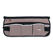 ergodyne Arsenal 5706 13-Pocket Waist Apron, 13 Compartments, 23 x 9, Canvas, Gray (EGO13695)