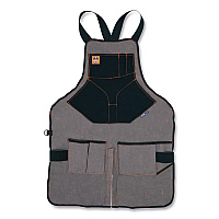 ergodyne Arsenal 5705 Extended Length Canvas Tool Apron, 13 Compartments, 25.5 x 34, Canvas, Gray (EGO13696)