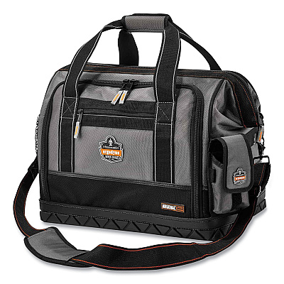 ergodyne Arsenal 5815 Open Face Tool Organizer, Large, 61 Compartments, 11 x 18 x 13, Ballistic Polyester, Black/Gray (EGO13715)