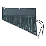 ergodyne Arsenal 5872 Wrench Roll-Up, 14 Compartments, 26 x 22, Polyester, Gray (EGO13772)