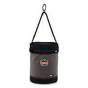 ergodyne Arsenal 5960T Canvas Hoist Bucket and Top with D-Rings, 12.5 x 12.5 x 17, Gray (EGO14860)
