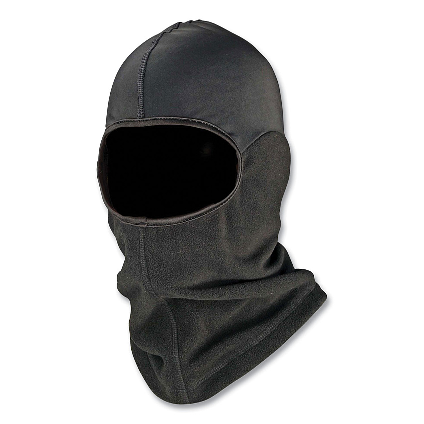 ergodyne N-Ferno 6822 Balaclava Spandex Top Face Mask, Spandex/Fleece, One Size Fits Most, Black (EGO16822)