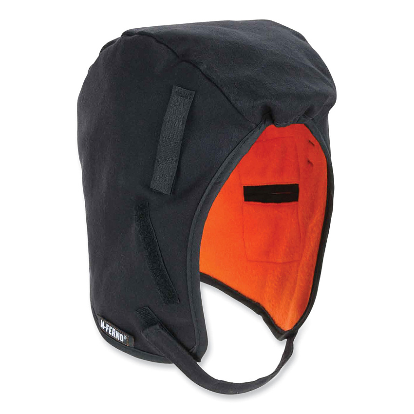 ergodyne N-Ferno 6860 2-Layer FR Regular Winter Liner, Cotton/Fleece/Modacrylic, One Size Fits Most, Black (EGO16860)