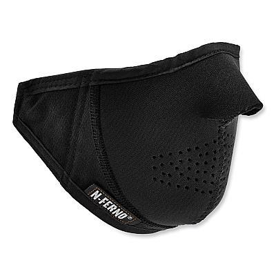 ergodyne N-Ferno 6874 2-Layer Thermal Mouthpiece, Neoprene/Fleece, One Size Fits Most, Black (EGO16874)