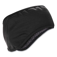 ergodyne N-Ferno 6887 2-Layer Winter Headband, Spandex/Fleece, One Size Fits Most, Black (EGO16887)