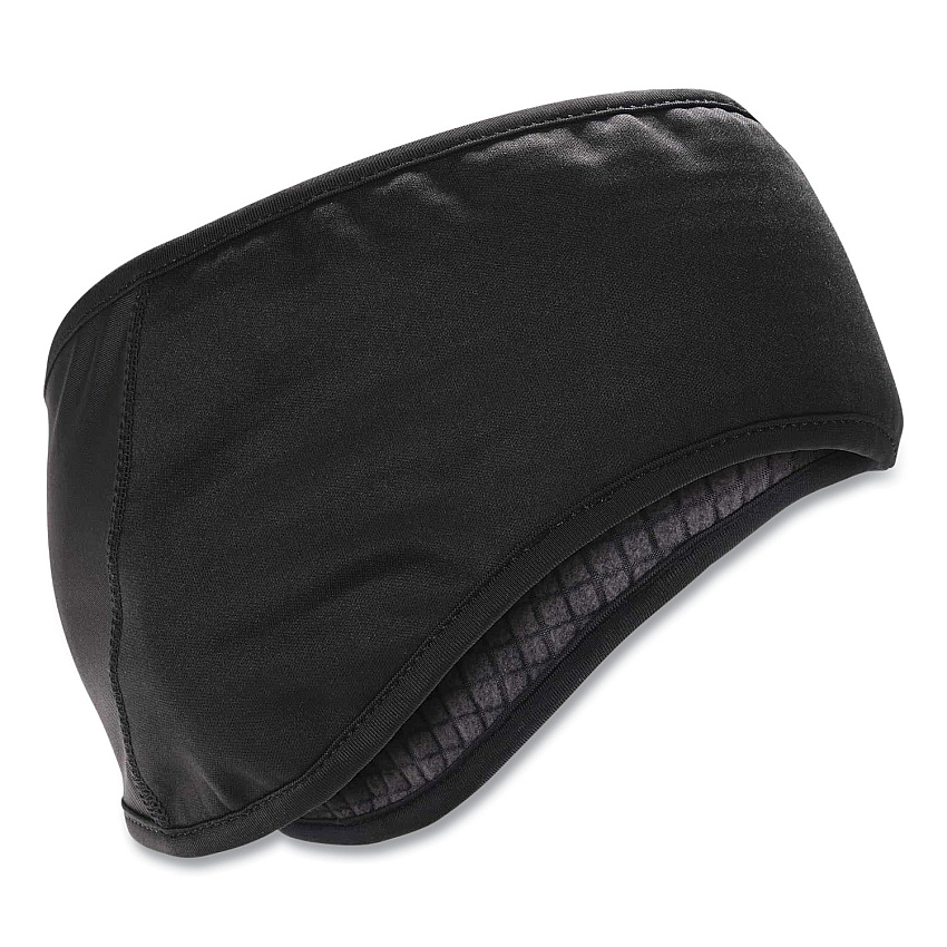 ergodyne N-Ferno 6887 2-Layer Winter Headband, Spandex/Fleece, One Size Fits Most, Black (EGO16887)