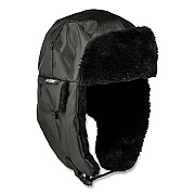 ergodyne N-Ferno 6802ZI Zipper Trapper Hat + Universal Bump Cap, L/XL, Black (EGO16899)
