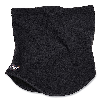 ergodyne N-Ferno 6960 Fleece Neck Gaiter, Fleece, One Size Fits Most, Black (EGO16960)