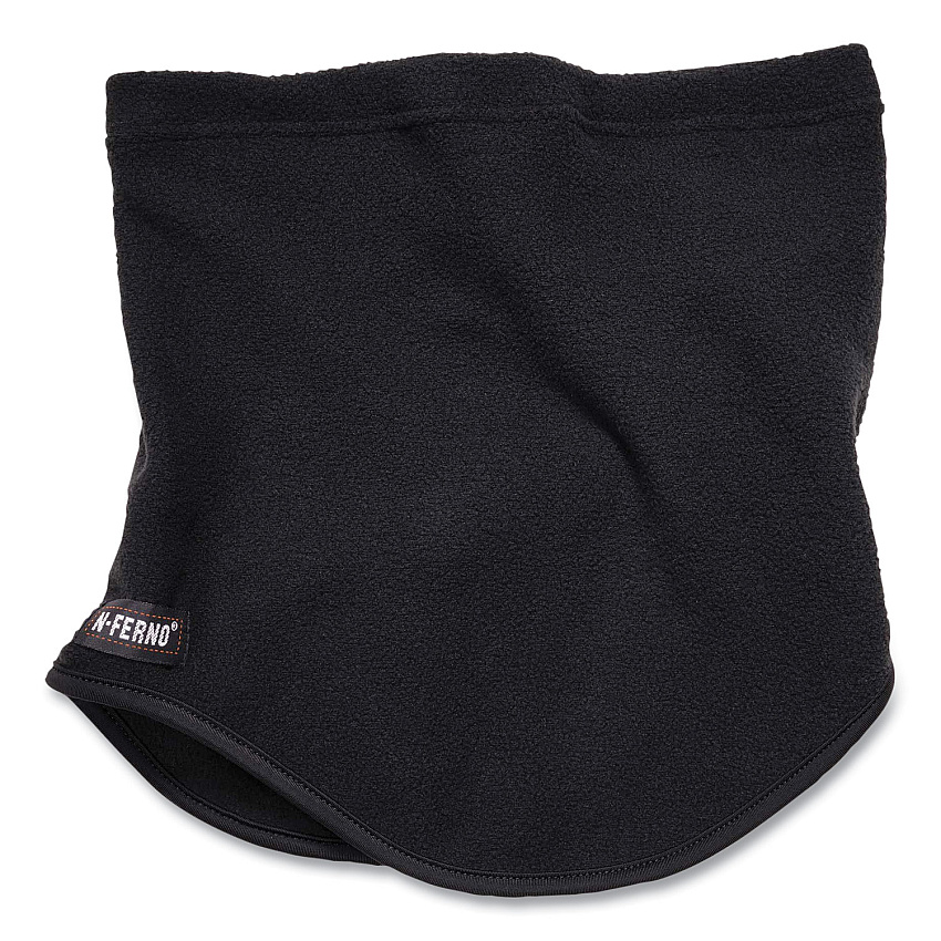 ergodyne N-Ferno 6960 Fleece Neck Gaiter, Fleece, One Size Fits Most, Black (EGO16960)