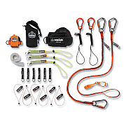 ergodyne Squids 3185 Glazier Tool Tethering Kit, Assorted Max Working Capacities, Lengths and Colors (EGO19655)