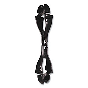ergodyne Squids 3400 Glove Clip Holder with Dual Clips, 1 x 1 x 6.5, Acetal Copolymer, Black, 100/Carton (EGO19712BULK)