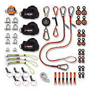 ergodyne Squids 3170 Tower Climber Tool Tethering Kit, Assorted Max Working Capacities, Lengths and Colors (EGO19670)