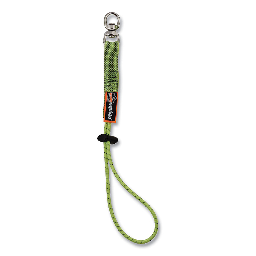 ergodyne Squids 3713 Elastic Loop Tool Tails with Swiveling D-Rings, 10 lb Max Working Capacity, 15" Long, 3/Pack, 20 Packs/Carton (EGO19765BULK)