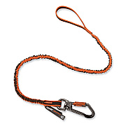 ergodyne Squids 3109F(x) Tool Lanyard, Swiveling Aluminum Carabiner + Loop, 25 lb Max Working Capacity, 38" to 48" Long (EGO19809)