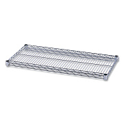 Alera Industrial Wire Shelving Extra Wire Shelves, 36w x 18d, Silver, 2 Shelves/Carton (ALESW583618SR)