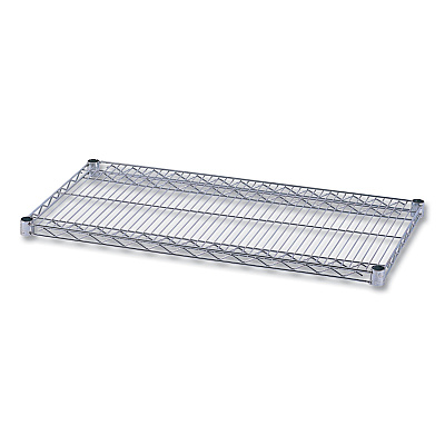 Alera Industrial Wire Shelving Extra Wire Shelves, 36w x 18d, Silver, 2 Shelves/Carton (ALESW583618SR)