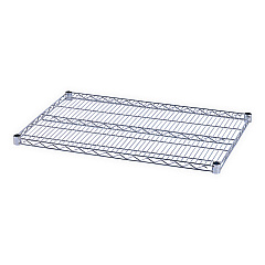 Alera Industrial Wire Shelving Extra Wire Shelves, 36w x 24d, Silver, 2 Shelves/Carton (ALESW583624SR)