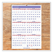 AT-A-GLANCE Academic Monthly Wall Calendar, 15.5 x 22.75, White/Violet/Red Sheets, 12-Month (July-June): 2022-2023 (AY32823)