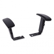 Optional Height-Adjustable T-Arms for Alera Essentia and Interval Series Chairs, Black, 2/Set (IN49AKA10B)