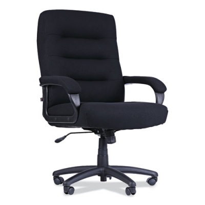 Alera Kesson Series High-Back Office Chair, Supports Up to 300 lb, 19.21" to 22.7" Seat Height, Black (KS4110)