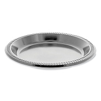 Pactiv Evergreen Meadoware Impact Plastic Dinnerware, Plate, 10.25" dia, Black, 500/Carton (PCTMI10EY)