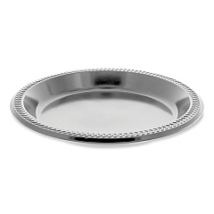 Pactiv Evergreen Meadoware Impact Plastic Dinnerware, Plate, 10.25" dia, Black, 500/Carton (PCTMI10EY)