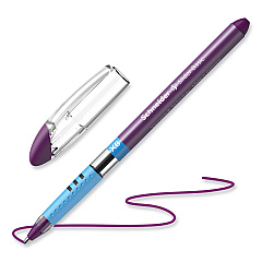 Schneider Slider Basic Ballpoint Pen, Stick, Extra-Bold 1.4 mm, Violet Ink, Violet Barrel, 10/Box (RED151208)