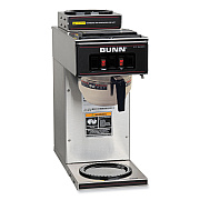 BUNN VP17-2 12-Cup Pourover Coffee Brewer, Black/Stainless Steel (BUN133000002)