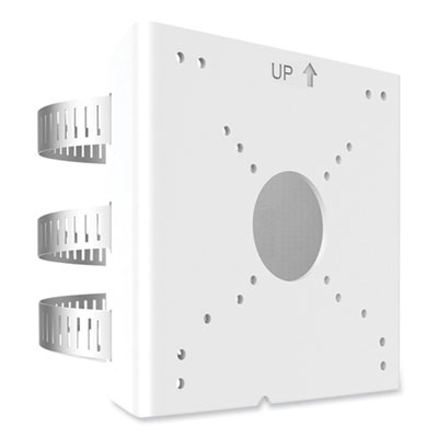 Pole Mount Adapter, 5 x 5.35 x 2.46, White (ADEACSJ110)
