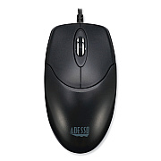 Adesso iMouse Desktop Full Sized Mouse, USB, Left/Right Hand Use, Black (IMOUSEM6TAA)