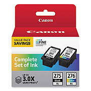 Canon 4981C008 (PG-275XL/CL-276XL) High-Yield Multipack Ink, Black/Tri-Color