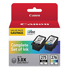 Canon 4981C008 (PG-275XL/CL-276XL) High-Yield Multipack Ink, Black/Tri-Color