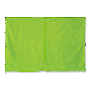 ergodyne Shax 6096 Pop-Up Tent Sidewall with Zipper, Single Skin, 10 ft x 10 ft, Polyester, Lime (EGO12978)