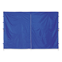 ergodyne Shax 6096 Pop-Up Tent Sidewall with Zipper, Single Skin, 10 ft x 10 ft, Polyester, Blue (EGO12979)