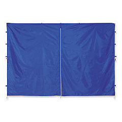 ergodyne Shax 6096 Pop-Up Tent Sidewall with Zipper, Single Skin, 10 ft x 10 ft, Polyester, Blue (EGO12979)