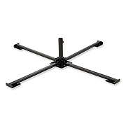 ergodyne Shax 6190 Umbrella Stand, 1.65" Cylinder with Set Screw Clamp, Metal, 48 x 48 x 10, Black (EGO12990)