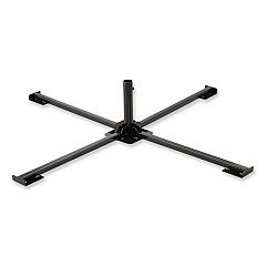 ergodyne Shax 6190 Umbrella Stand, 1.65" Cylinder with Set Screw Clamp, Metal, 48 x 48 x 10, Black (EGO12990)