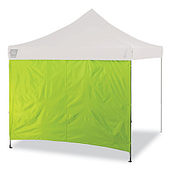 ergodyne Shax 6098 Pop-Up Tent Sidewall, Single Skin, 10 ft x 10 ft, Polyester, Lime (EGO12998)