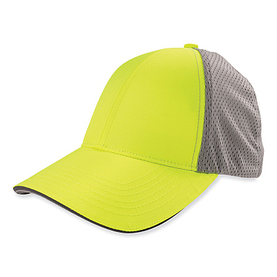 ergodyne GloWear 8931 Reflective Stretch-Fit Hat, Cotton/Polyester, Large/X-Large, Hi-Vis Lime (EGO23243)
