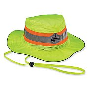 ergodyne GloWear 8935 Hi-Vis Ranger Sun Hat, Polyester, Small/Medium, Lime (EGO23259)