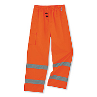 ergodyne GloWear 8915 Class E Hi-Vis Rain Pants, X-Large, Orange (EGO24415)