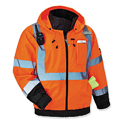 ergodyne GloWear 8915 Class E Hi-Vis Rain Pants, 5X-Large, Lime (EGO24429)