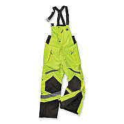 ergodyne GloWear 8928 Class E Hi-Vis Insulated Bibs, Large, Lime (EGO25524)